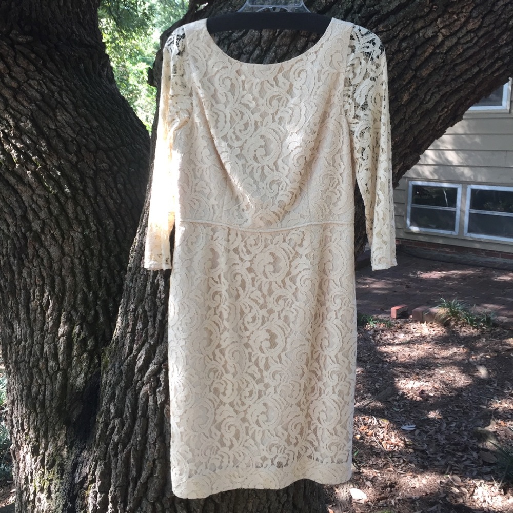 J.Crew Cream Lace Wedding Dress
